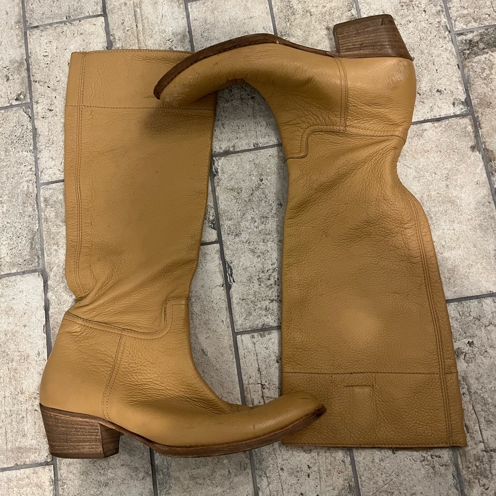 Miu Miu Leather Riding Boots size 38
